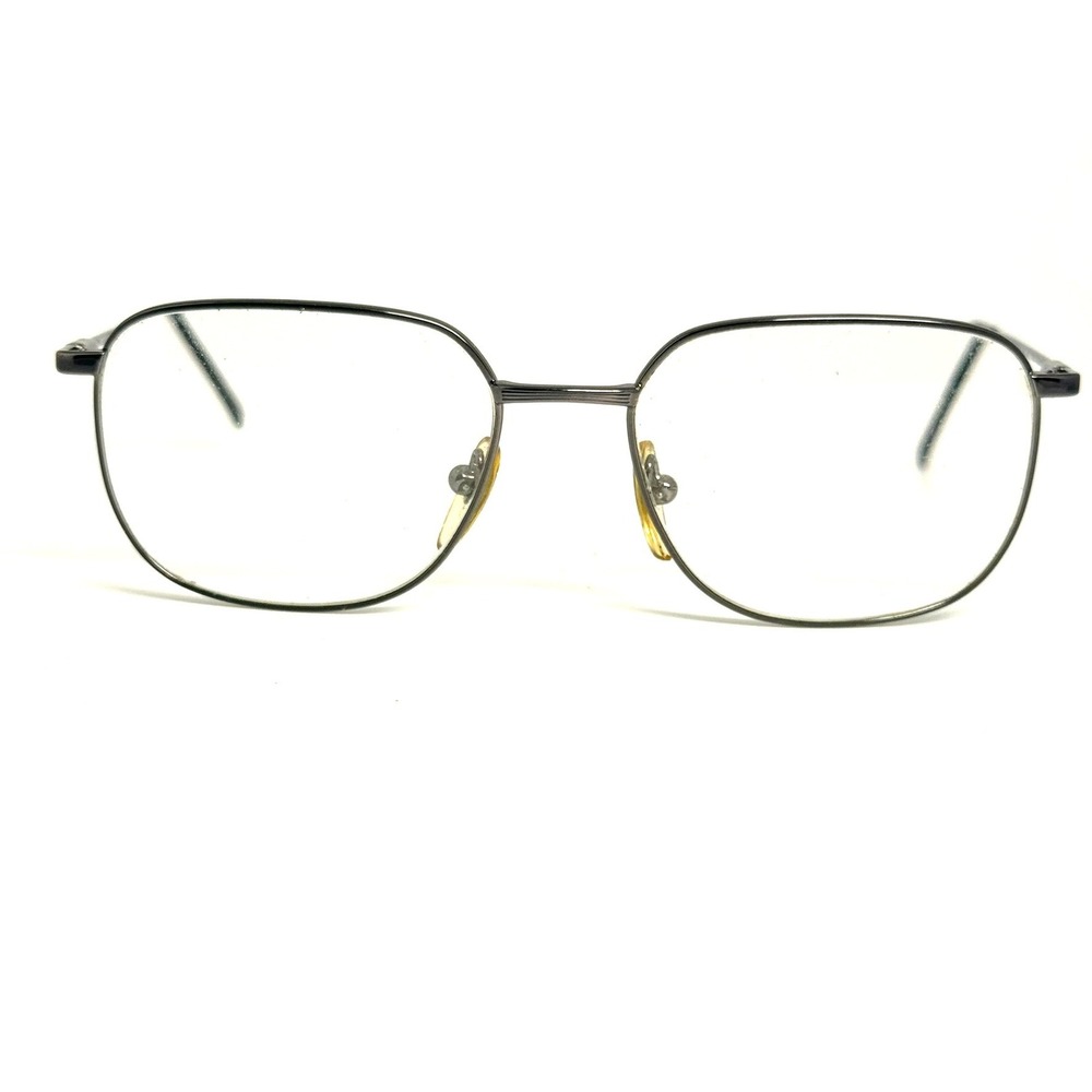 Sferoflex 2075 Gunmetal Rectangular Eyeglass Frames Made in Italy 54-17-135